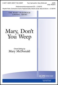 Mary, Don't You Weep SATB choral sheet music cover Thumbnail